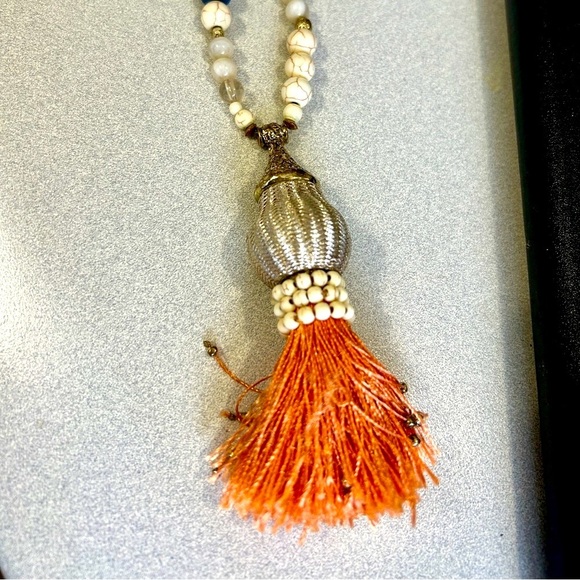 CHICO'S necklace and bracelet set - colorful beads / creamy pastels - Picture 2 of 7